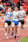 Mens under-17s 1500 metres, North Eastern Track and Field Champs, Gateshead Stadium. Photo: David T. Hewitson/Sports for All Pics